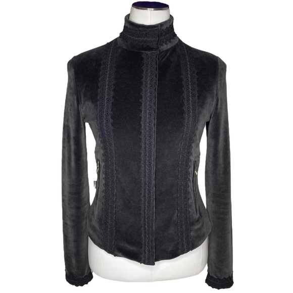 Moschino Velvet Embellished Jacket - Picture 12 of 12